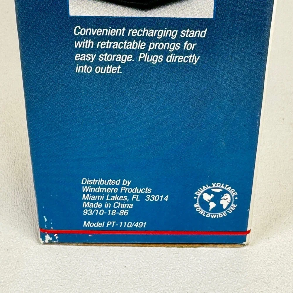 Windmere Plak Trac Solo Plaque Remover Cordless Rechargeable PT-110/491 White